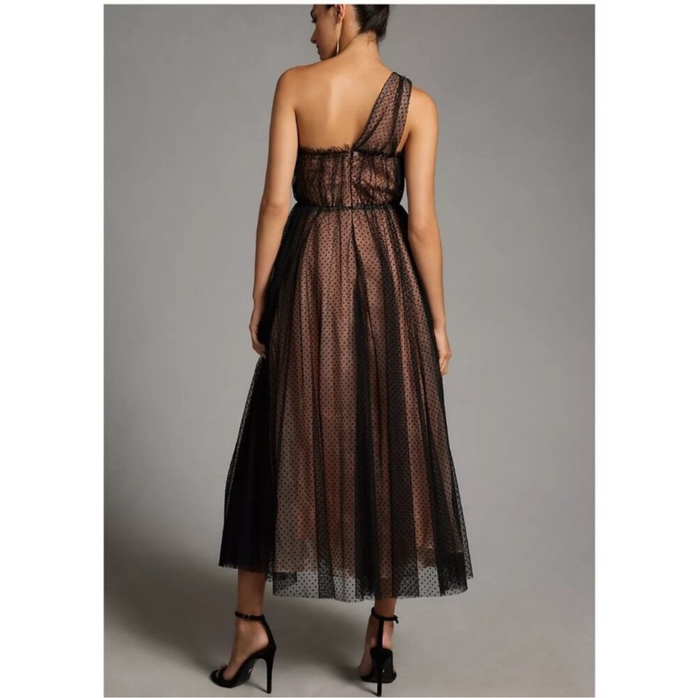 Anthropologie Tulle Dot Maxi Dress - Picture 2 of 6